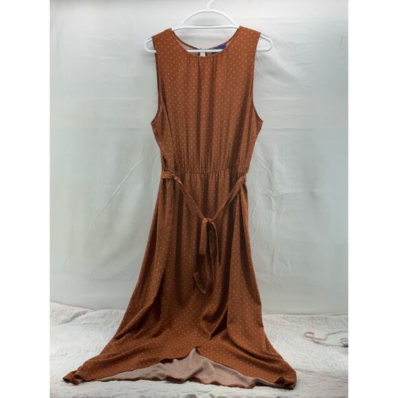 APT. 9 Women’s Brown and Cream Wrap Sundress - Size XL - Picture 1 of 8